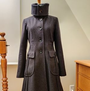 Via Spiga Wool Blend Coat EUC